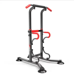 Stainless Steel Power Tower Pull up Bar Dip Station for Home Body Building Triceps Workout
