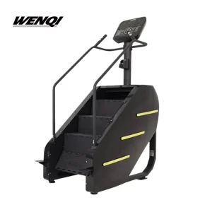 Stair Climber Machine With Rotating Steps Adjustable Resistance And Heart Rate Monitor For Calorie Burn Training