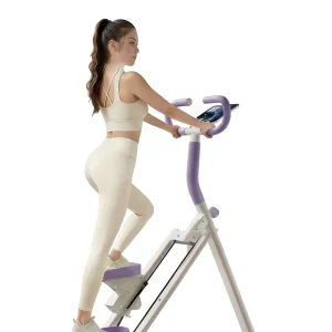 Stair-Climbing Fitness Machine and Step-and-Stair Climber for Home Use