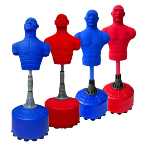 Standing Dummy Bag Human Shaped Punching Bag Silicone Gel Training Dummy for Martial Arts Kick Boxing Mannequin