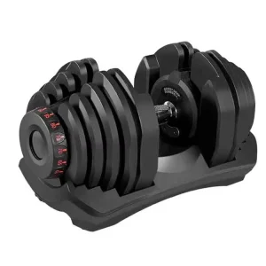 Steel Adjustable Dumbbell Set 40kg with Non-Slip Grip Black/Red/Yellow OEM/ODM for Home Gym