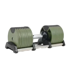 Steel Adjustable Dumbbell Set with 2 kg Increments, 32 kg Capacity for Commercial Use