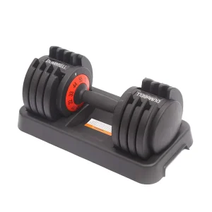 Steel Adjustable Dumbbells 25kg Quick Adjustment for Home Gym with OEM Logo