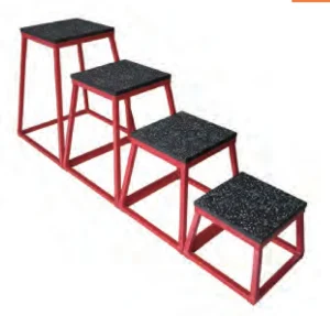 Steel Adjustable Heavy-Duty Anti-Slip Plyo Box for Commercial Gyms