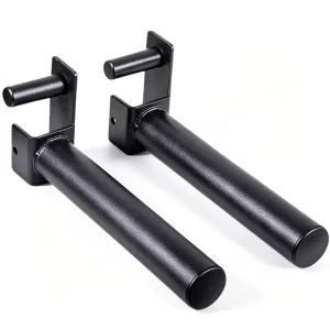 Steel Barbell Plate Storage Pegs Heavy-Duty Squat Rack Attachment Weight Plate Organizer Home Gym Accessory