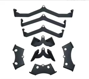 Steel Cable Attachment Pull Back Handle 8-Piece Set for Home Gym