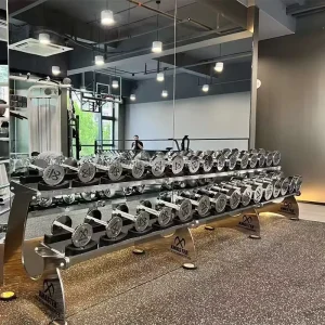 Steel Chrome Dumbbell Set, 2.5-60 kg