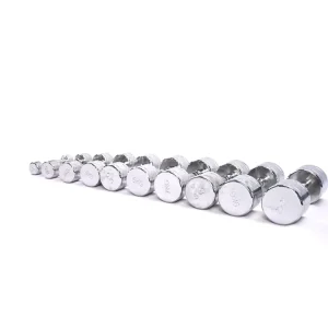 Steel Chrome Dumbbells with Reinforced Core, Commercial Use