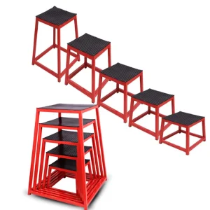 Steel Detachable Plyometric Jump Stool with Adjustable Height
