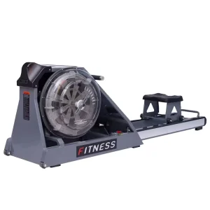 Steel Double-Tank Water Rowing Machine Adjustable Resistance LCD Monitor Indoor Home Exercise