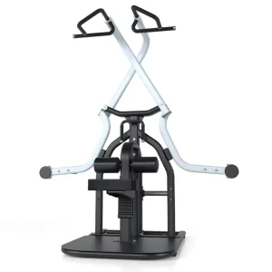 Steel Dual-Track Scissor-Style Lat Pulldown Machine High-Pulley Back Training Equipment Commercial Gym