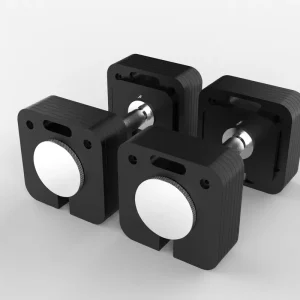 Steel Dumbbell Set Free Weight Black Square 3 in 1 Adjustable square Dumbbell 65kg 90lb 100lb
