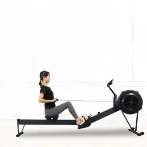 Steel Frame Indoor Rowing Machine with Water/Fan Resistance for Home, Gym, and Commercial Use