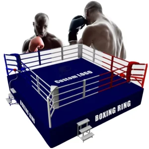 Steel Frame Square Boxing Ring with Poles for Matches