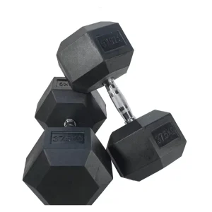 Steel Hex Coated Dumbbells for Gym Fitness and Home Use