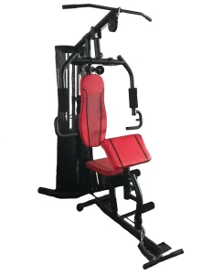 Steel Home Gym Workout Station with 100/150 lb Weight Stack for Chest Exercise