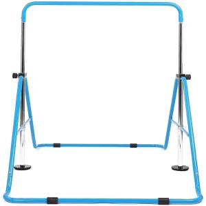 Steel Kids Adjustable Gymnastics Training Bar with Horizontal Kip Bar