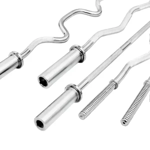 Steel Lever Curved Barbell Rod for Dumbbells