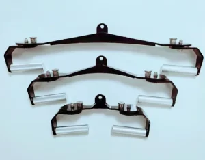 Steel MAG Handle Grip Set for Low Pulley Pull-Down Attachment Bar Gym Fitness Equipment