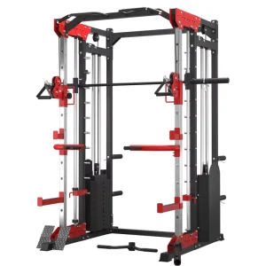 Steel Multifunctional Smith Machine with Squat Bench