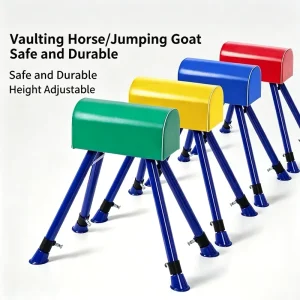Steel Pommel Hop Vault Gymnastics Training Equipment for Kindergarten and Elementary Students, Custom Colors and Logo