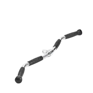 Steel Pull-Up Revolving Curl Lat Bar, Chromed TPR Grips, 760mm