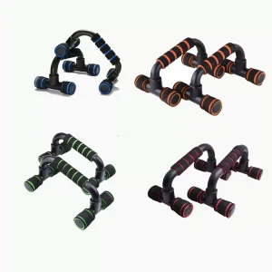 Steel Push-Up Support Bars Parallel Bars Set with PP Foam Grips