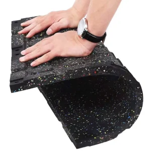 Steel-Reinforced Rubber Gym Floor Mats 15-30 mm Thickness Commercial Use