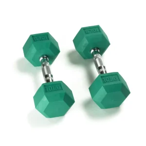 Steel Rubber Coated Hexagonal Black Dumbbells Multi Weight Gym Training RackSet Fitness Home Equipment Custom Color