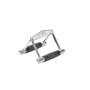 Steel Seated Row Chinning Triangle Bar with Rubber Grip