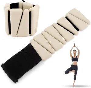 Steel Silica Gel U-Shaped Ankle and Wrist Weights Kit Unisex 900g 2lb 4lb