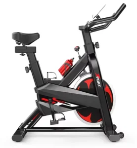 Steel Upright Electric Cardio Exercise Bike Indoor Cycling Front Wheel Drive LED Display Home Gym Stationary Machine Max Load