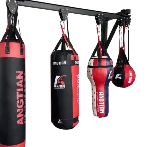 Steel Wall-Mounted Punching Bag Hanging Stand with Bracket
