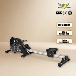 Steel Water Rower Rowing Machine for Home Gym