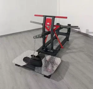 Steel Weighted Squat Machine with Waist Belt and Hip Drive