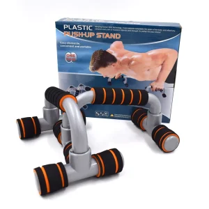 Steel and Foam Push-Up Stand Bar for Home Fitness