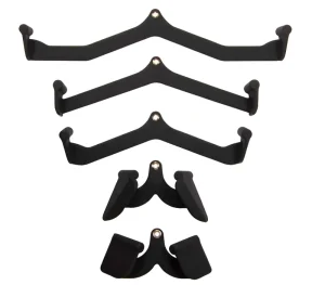 Steel and PVC Lower Rod Pull Handle Grip for Exercise Machine Parts