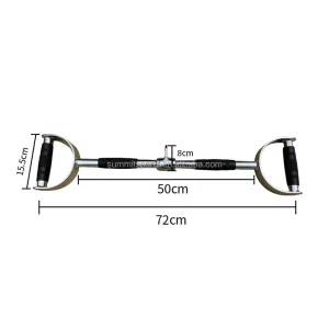 Steel and Rubber Triceps Pushdown Cable Attachment for Strength Training and Gym Exercise