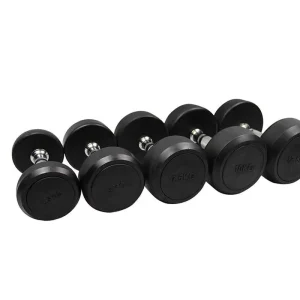 Steel+PU Hex Dumbbells 10kg 20kg Durable Fitness Gym Equipment Weight Lifting SQ RYL Black CE Certified Customized Logo