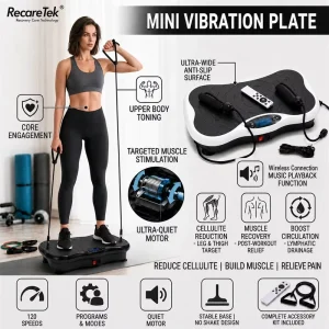 Stomach Vibration Plate Exercise Machine for Home Standing Therapy