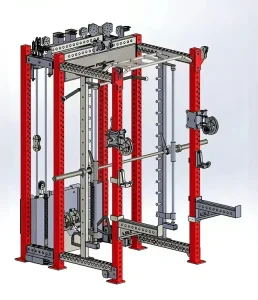 Strength Fitness Gym Equipment Multi-Function Smith Rack Functional Trainer Squat Rack Power Rack Smith Machine