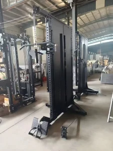 Strength Machine with High and Low Row, Cable Crossover, Weight Stack and Lat Pulldown