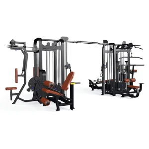 Strength Training Commercial Gym Fitness Equipment 8 Station Cable Crossover Multifunction Station Machine