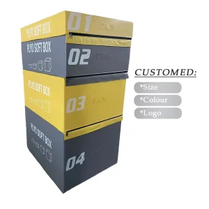 Strength Training Custom Fitness Plyometric Jump Box Soft Plyo Training Equipment for Sit-Ups