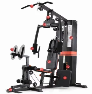 Strength Training Gym Fitness Multi Function Single Station Muscle Building Workout Pin Loaded Machine