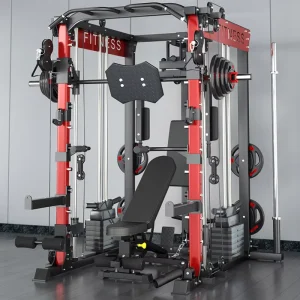Strength Training Gym Machine Steel Smith Body Building Multi Function Station for Chest and Arms