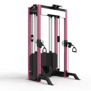 Strength Training Gym Trainer with Lat Pulldown and Low Row