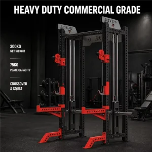 Strength Training Smith Machine Heavy Combination Equipment Set Commercial Power Cage Fitness Modern Steel