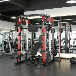 Strength Training Smith Machine Steel Multi-Function Station for Chest and Arms