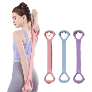 Stretch Strap Yoga 8 Figure Tensioner Yoga Tool Open Back Practice Shoulder Yoga Stretching Belt Elastic Stretch Band Workout